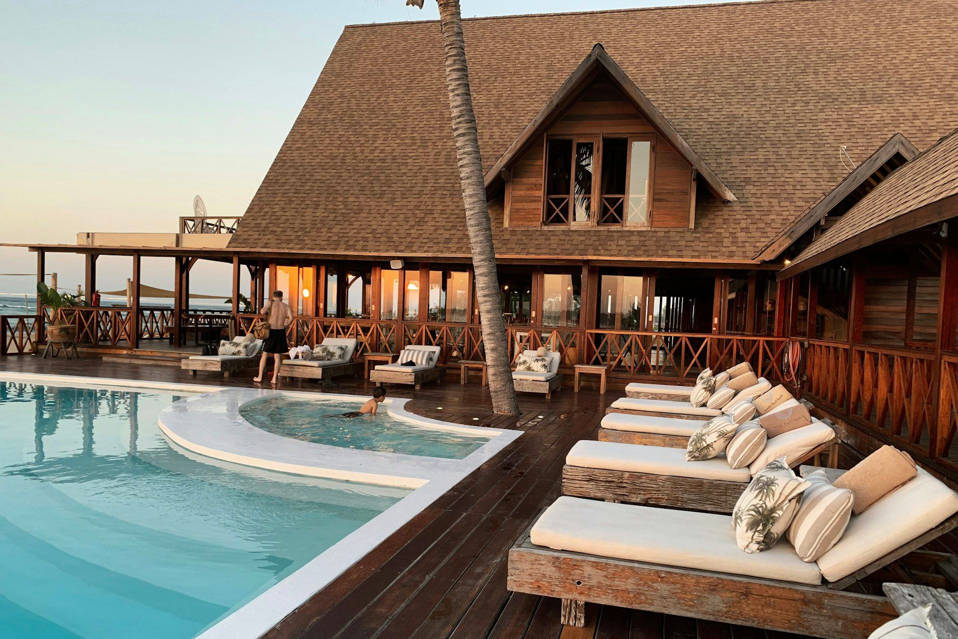 A welcoming hotel and resort with a pool